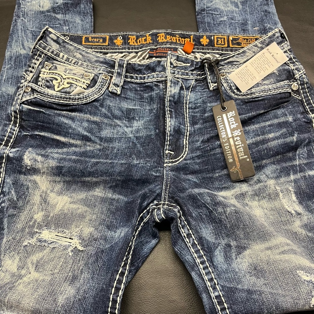 Rock Revival Collectors Edition Jeans - Size: 31 - Brand new with tags - Picture 2 of 13